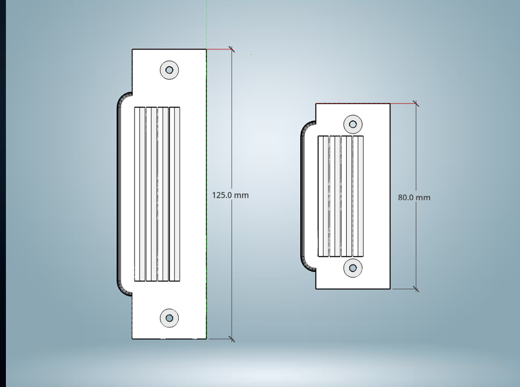 Serra-Catch™ easy close strike-plate (2 Pack)